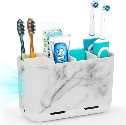 Toothbrush Holders for Bathrooms Organizers and Storage