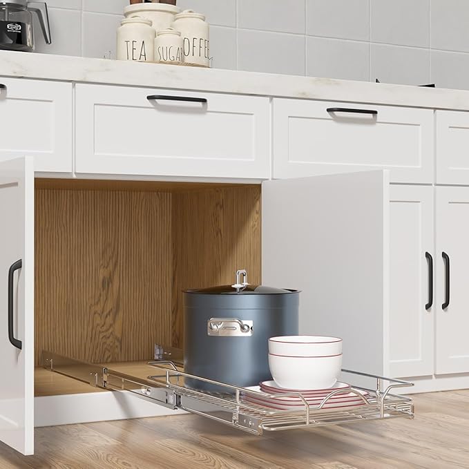 Pull Out Cabinet Organizer (18" W x 21" D), Pull out Drawers