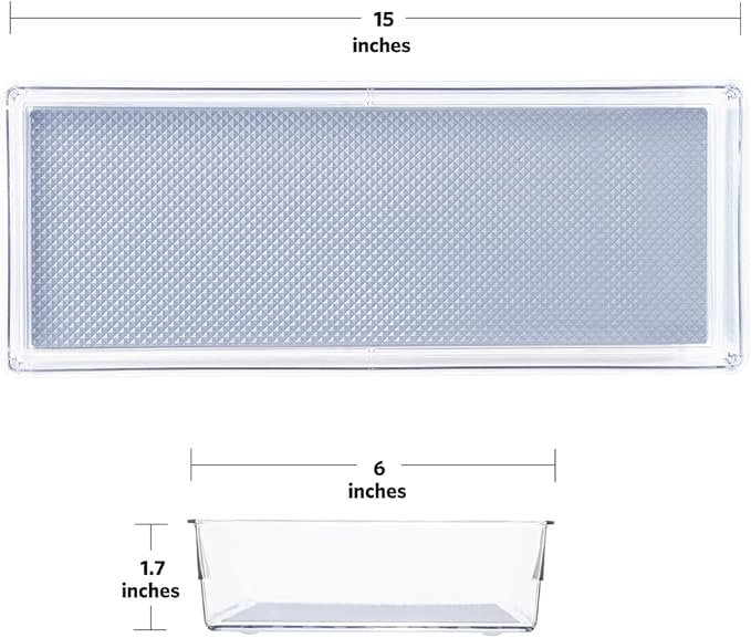 Glad Drawer Organizer Bin, 15x6