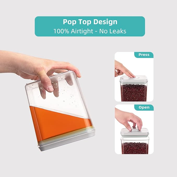 Food Storage Containers Pop Airtight Food Storage Containers with Lids