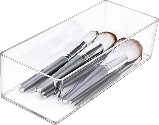 Acrylic Organizers, Bathroom Organizer for Drawer, 1-Section