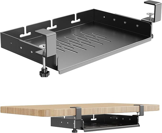 No Drill Under Desk Laptop Mount