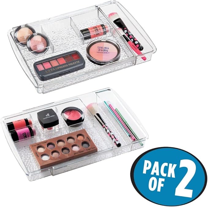 Expandable Makeup Organizer for Bathroom Drawers, Vanities, Countertops