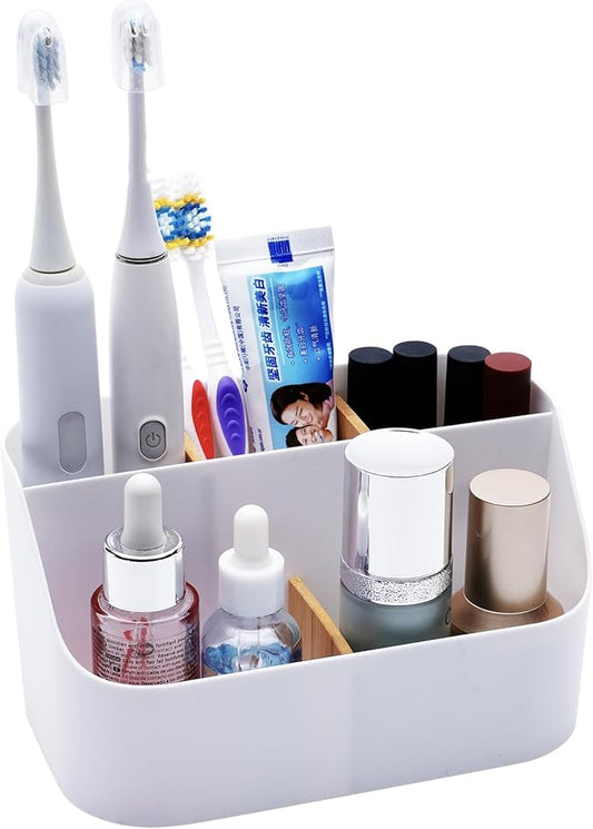 Electric Toothbrush Holders for Bathrooms, White Tooth Brushing Holder