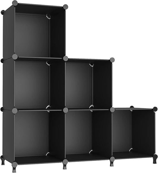 Cube Storage Organizer, Storage Cubes Shelves Bookshelf, Black