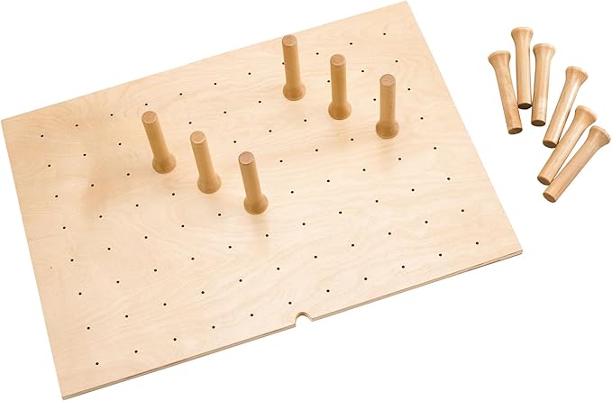 Rev-A-Shelf Trimmable Pegboard Drawer Divider Organizer, Trim to Custom Fit Wooden Kitchen Cabinet Storage Utensil, Pots & Dish Rack, 30" x 21", 4DPS-3021