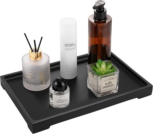 Vanity Tray, Bathroom Tray Toilet Tank Storage Tray, Resin Kitchen Sink Trays