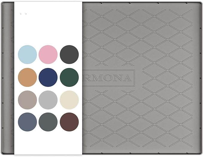 28" x 19" Waterproof Silicone Mat in Multiple Sizes & Colors, Beige