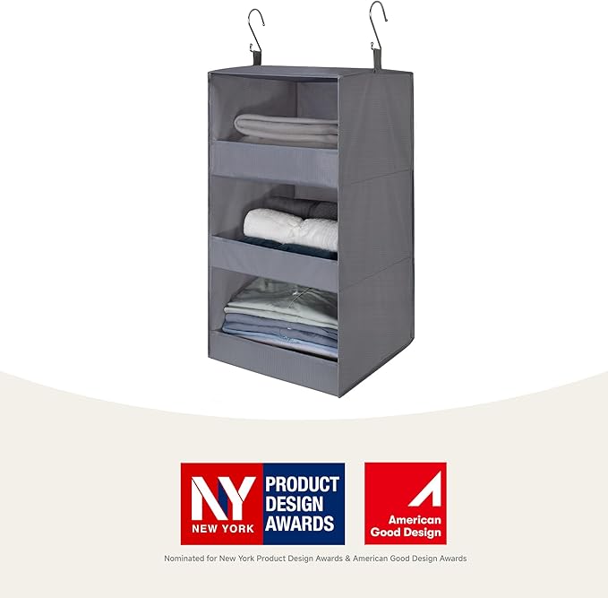 SAYS 3-Shelf Hanging Closet Organizer and Storage