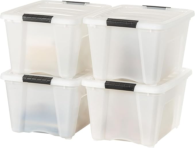USA 8 Pack Stackable Storage Bin