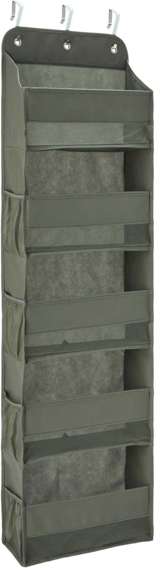 Amazon Basics 5 Tier Over the Door Hanging Shoe Organizer, Large Capacity