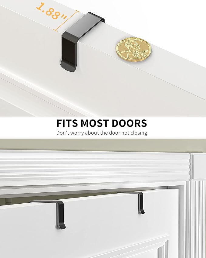 12.2"(W) Narrow 9-Tier Over The Door Pantry Organizer