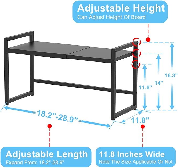 Expandable Metal Storage Shelves