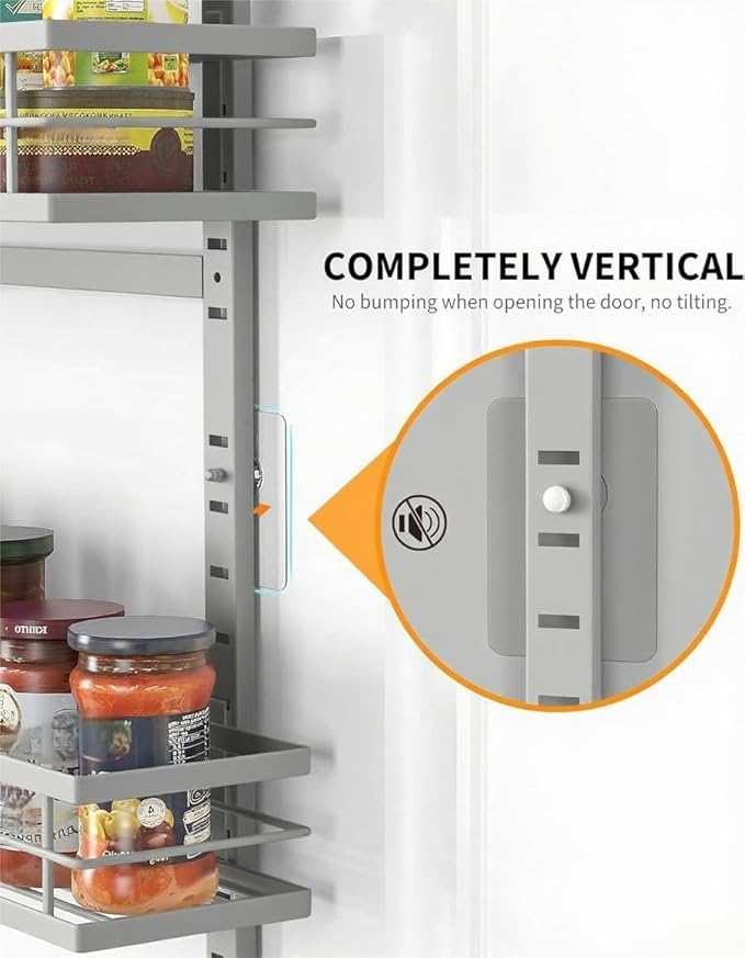 Grey 9-Tier Over The Door Pantry Organizer, Pantry Organization and Storage
