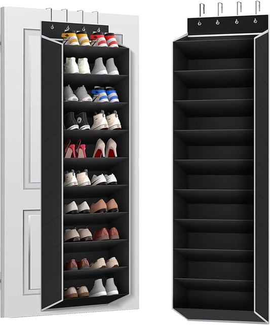 10 Tiers Large Size Over the Door Shoe Organizer Storage