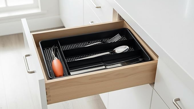Dial Industries Small Cutlery, Utensil, Black