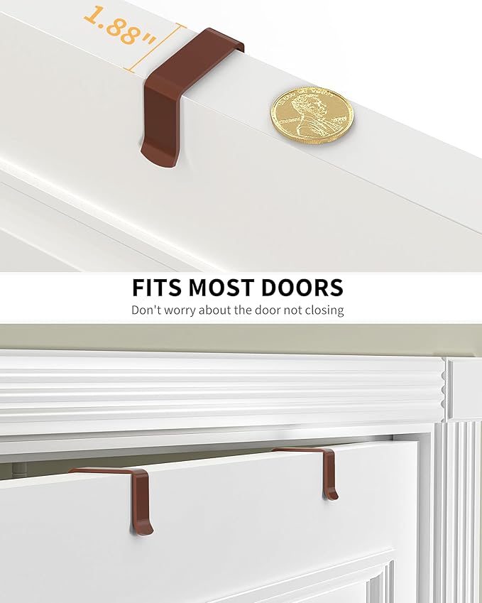 Bronze 9-Tier Over The Door Pantry Organizer, Pantry Organization And Storage
