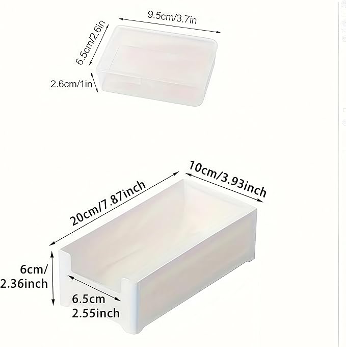 7 Box Cable Organizer Storage Box, Desktop Cable Management with Switch, Power Cord Organizer for Office,Home,Desk Accessories Storage Stationery Supplies and Accessories（Clear