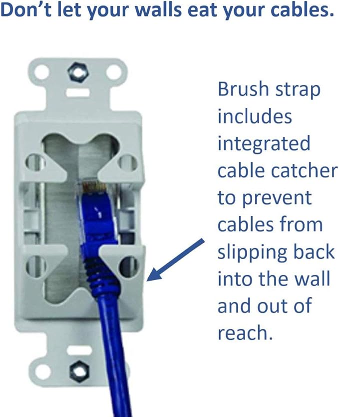 Legrand, OnQ in-Wall Cable Management Kit for Power & Low Voltage Cords