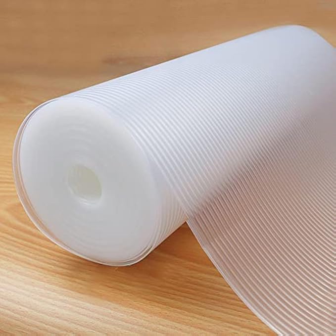Glomen Shelf Liner, Non-Slip Cabinet Liner, Washable Oil-Proof for Kitchen Cabinet, Shelves, Refrigerator, Storage, Desks, 12 Inches x 10 FT, Non Adhesive Drawers Liner (12 Inches x 10 FT)…