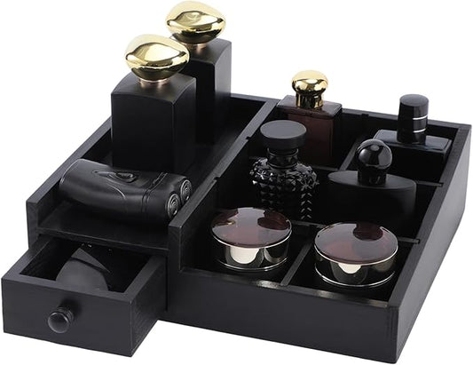 Forest Angle Organizer for Men, Bathroom Countertop Organizers