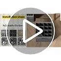 Shoe Organizer for Closet, Foldable Shoe Storage with Adjustable Dividers