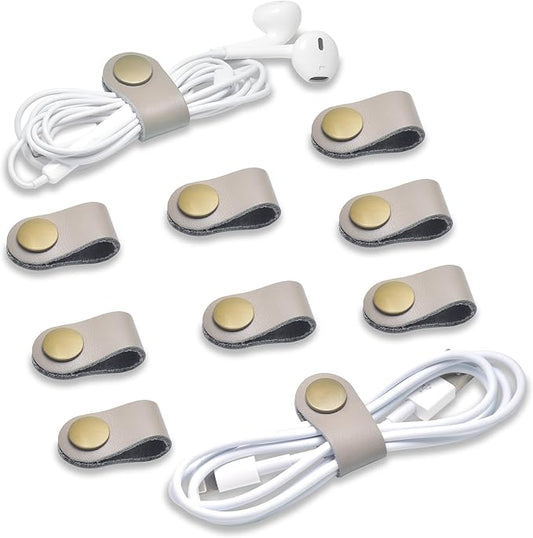 Stocking Stuffers for men 10 Pack Cord Organizer, Cord Holder