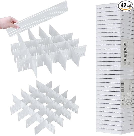 Plastic Drawer Dividers Adjustable Drawer Organizer Dividers Separator