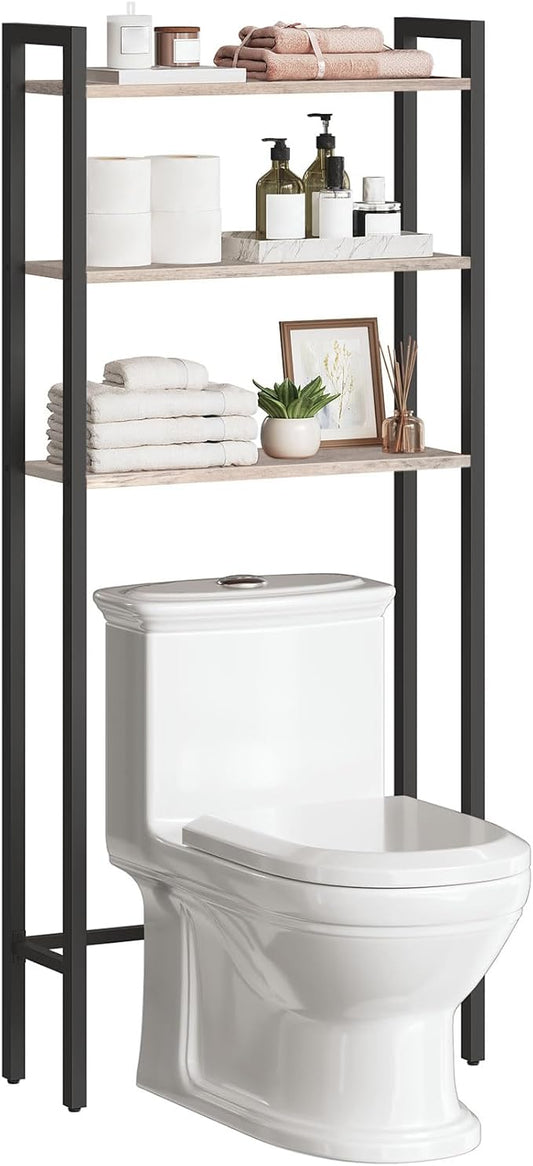 Over The Toilet Storage, Greige and Black BG41TS01