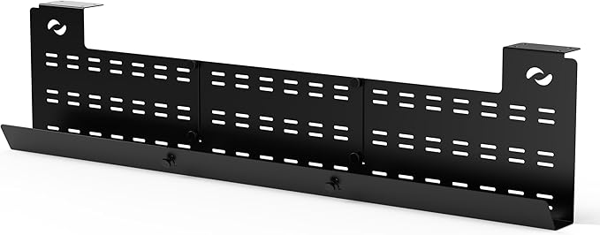 Under Desk Cable Management Tray and Computer Cord Raceway