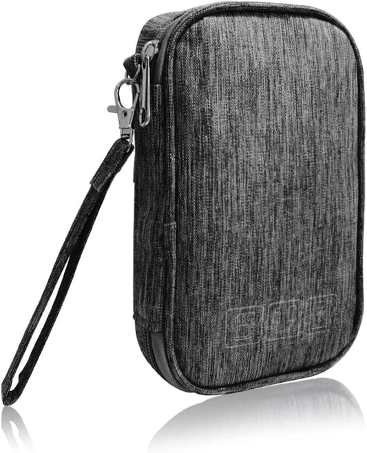 Electronic Organizer Bag Cable Organizer Travel Cord Organizer Case Pouch, Grey