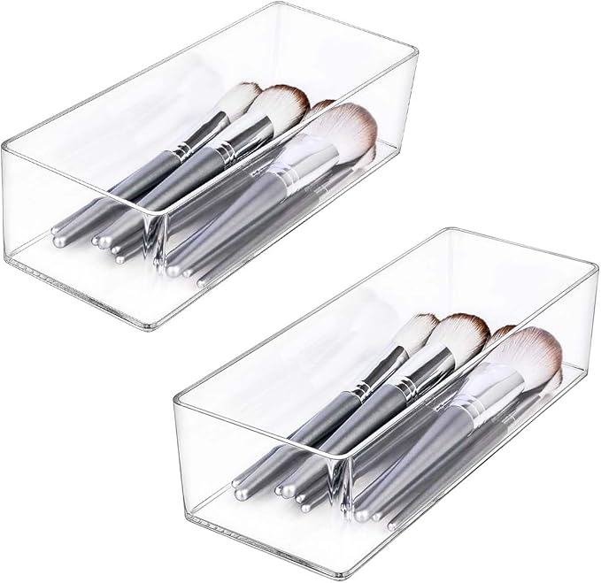 Acrylic Organizer, 1+1 Compartment