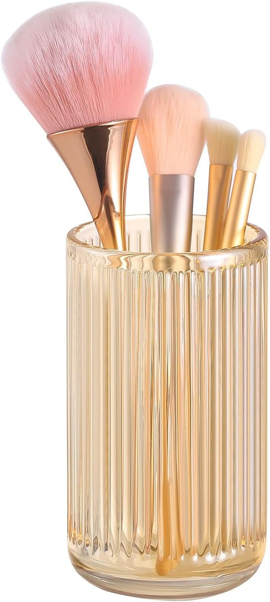 Makeup Brush Holder Organizer, Coffee L