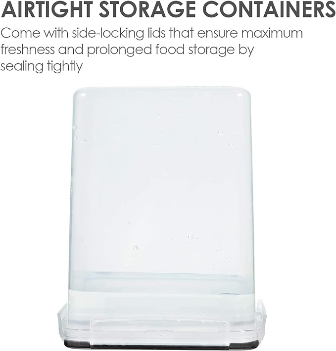 4 PCS Large Food Storage Containers 5.2L / 175oz
