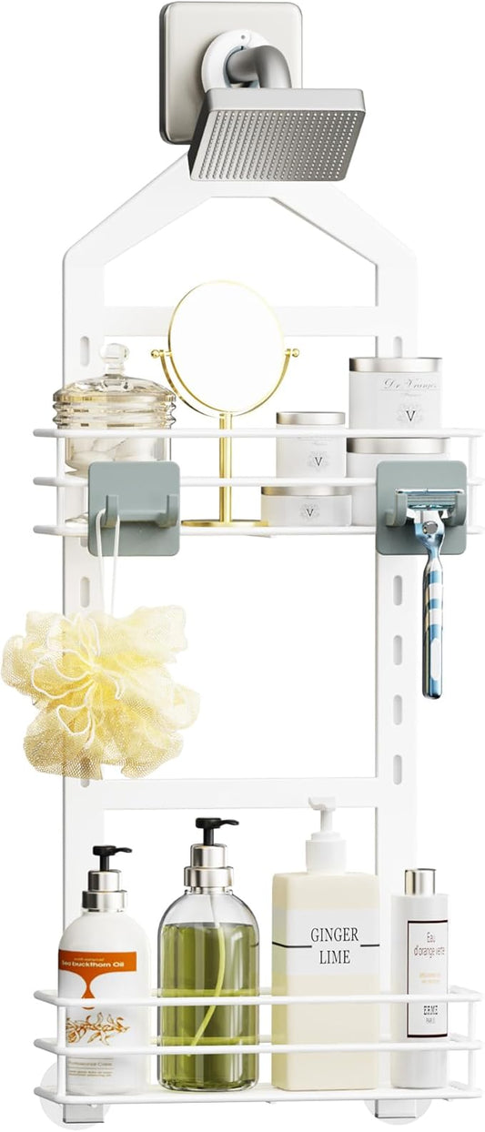 Adjustable Anti-slip Shower Caddy over Shower Head