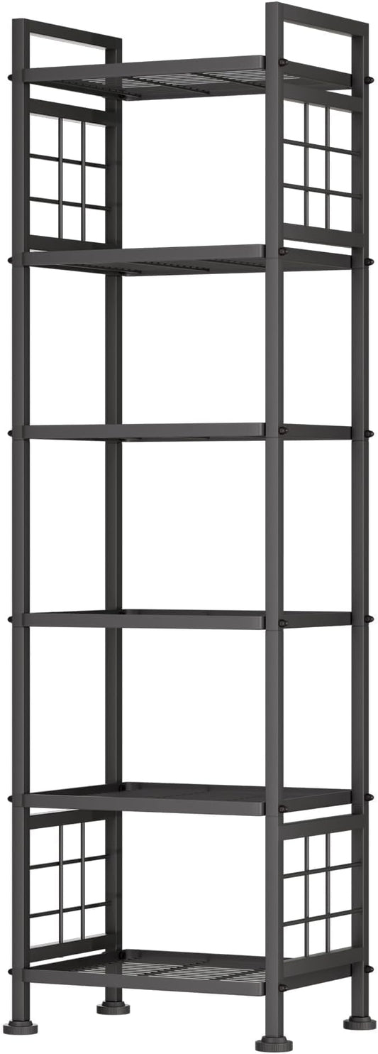 6-Wire Standing Storage Shelf for Bathroom Organizers and Storage & Laundry Room