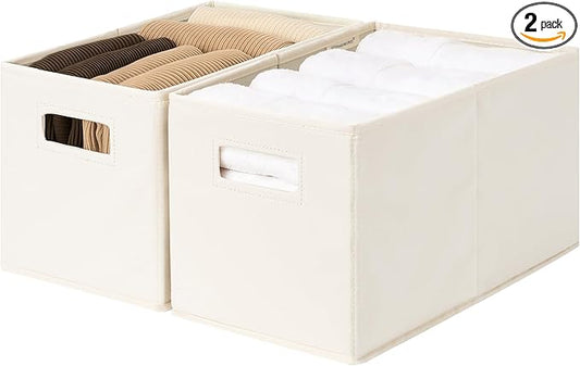 Fabric Storage Baskets for Shelves, Closet Organizers and Storage Bins