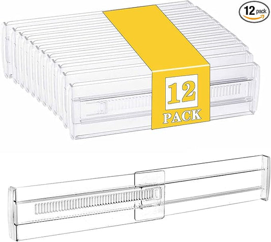 12 Pcs Drawer Dividers for Clothes