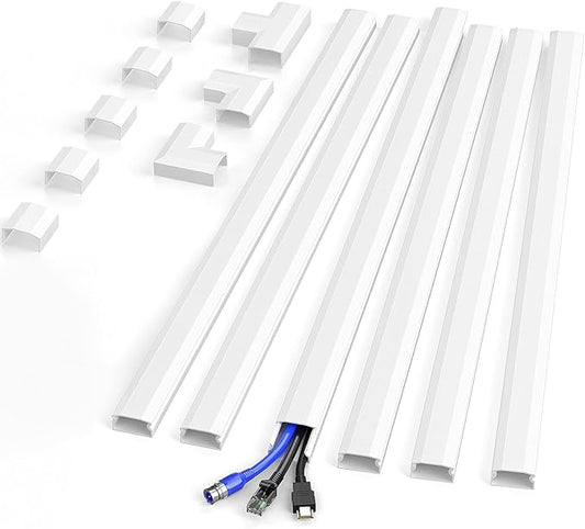 Cord Hider Wall, Cord Covers for 2-3 Wires