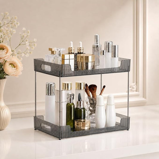 Bathroom Counter Organizer, Multi-Purpose Cosmetics Skincare Shelf