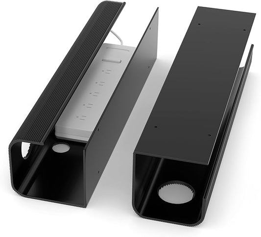 2 Pack Large Capacity Cable Management Tray 31.5in (2xL15.7in)