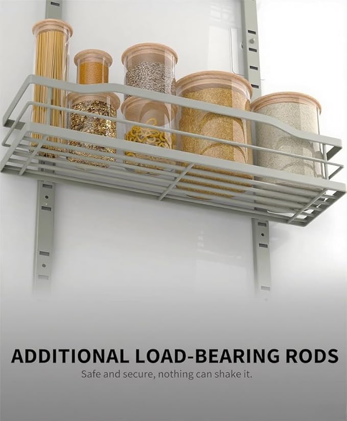 Grey 9-Tier Over The Door Pantry Organizer, Pantry Organization and Storage