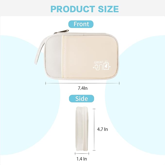 Electronics Travel Organizer, Business-Beige