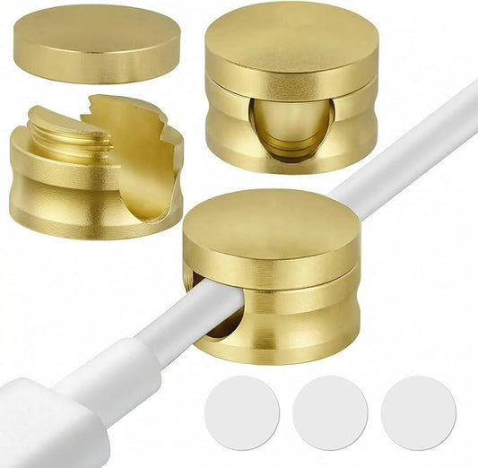 3 Pack Upgraded Cord Management Clips with Extra-Large Adhesive Base