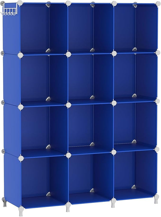 Cube Storage Organizer, 12 Cube Closet Organizers and Storage Shelves