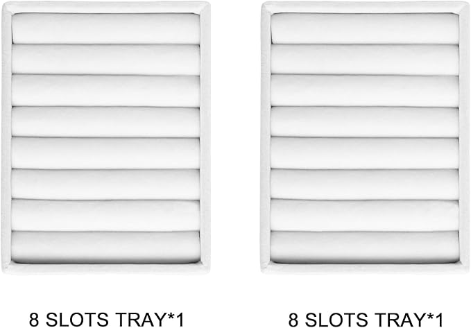 Stackable Jewelry Trays, Small Jewelry Organizer for Drawer