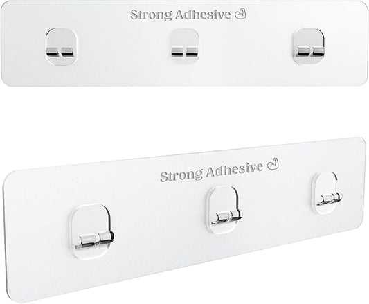 2-Pack Strong Sticky Waterproof Heavy-Duty Wall Adhesives