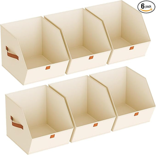 Fabric Closet Storage Cubes, Beige