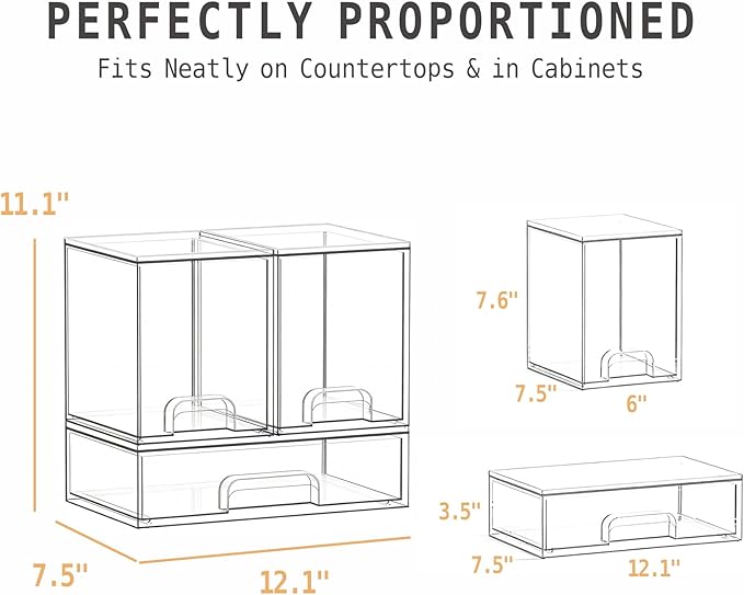 Baby Bottle Organizer, 3-Piece