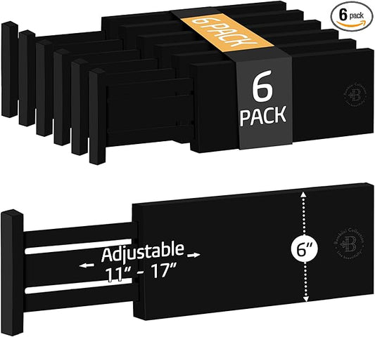 6-Pack Drawer Dividers 6 Inch High